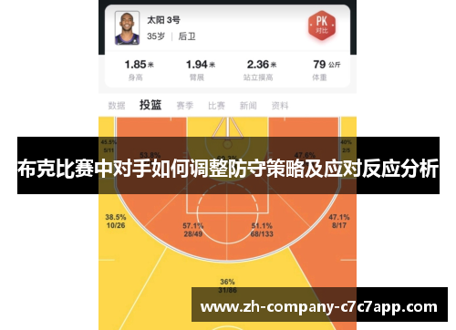 布克比赛中对手如何调整防守策略及应对反应分析